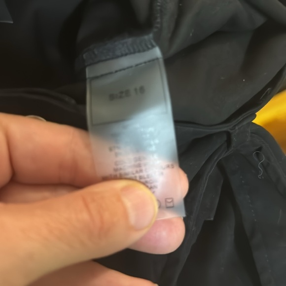 NWT Maniere de Voir Black Carpenter utility Trousers Strap, Belt size 16 - Picture 7 of 9